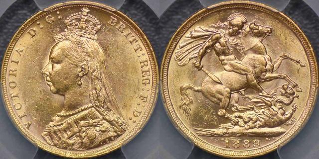1889 Melbourne Sovereign
