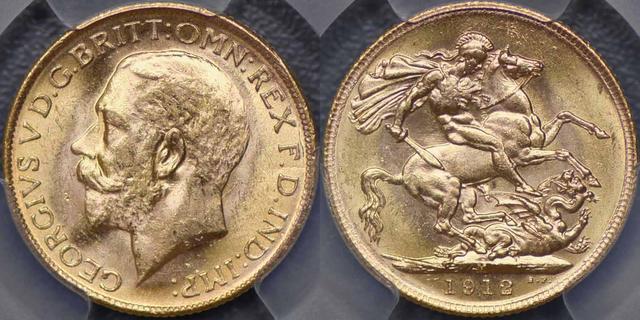 1912 Melbourne Sovereign