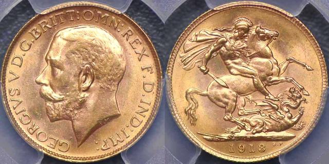1913 Perth Sovereign