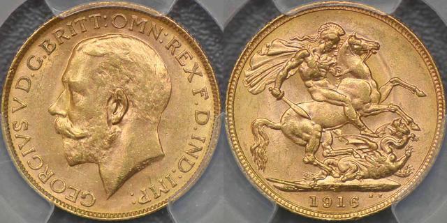 1916 Perth Sovereign
