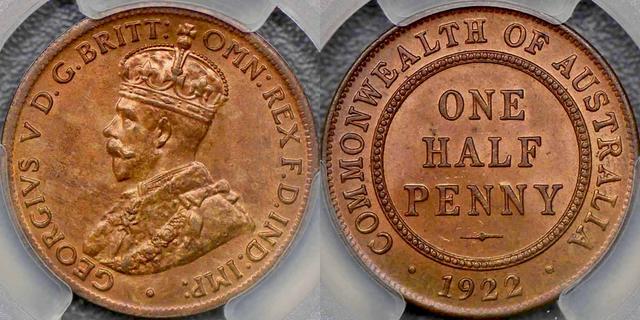 1922 Halfpenny