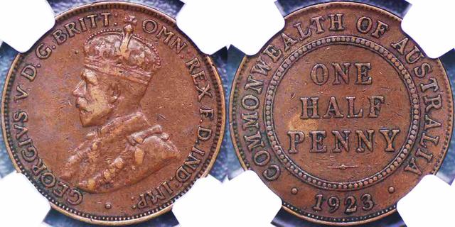 1923 Halfpenny