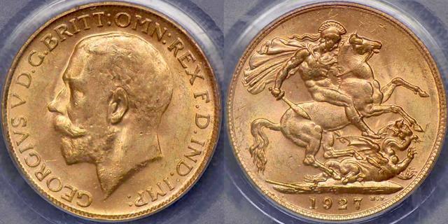 1927 Perth Sovereign