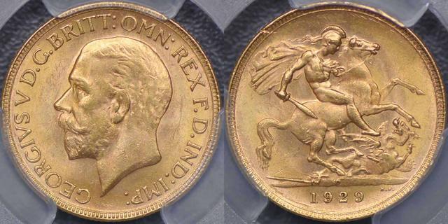 1929 Perth Sovereign
