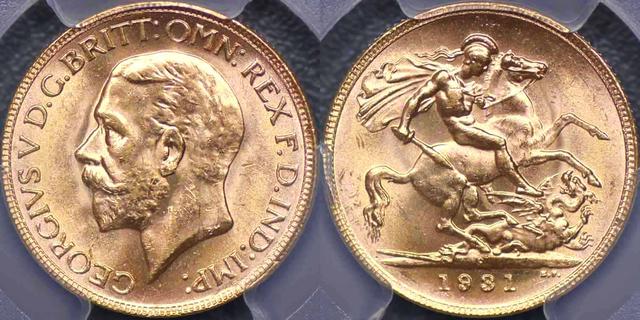 1931 Perth Sovereign