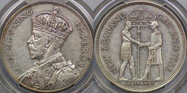 1935 Waitangi Crown