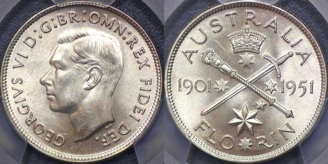 1951 Jubilee Florin