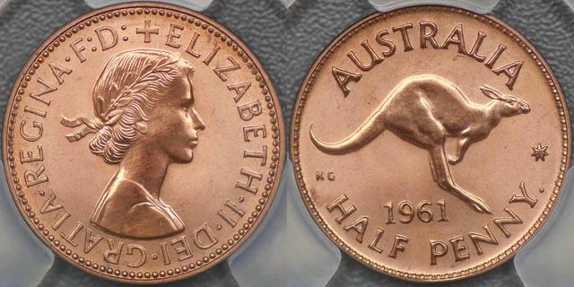 1961 Proof Halfpenny