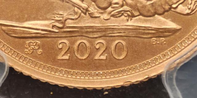 2020 Matte Sovereign with George III privy