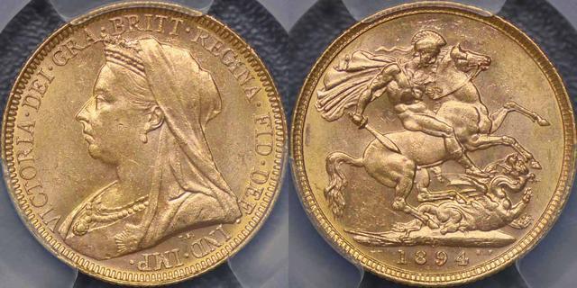 1894 Melbourne Sovereign