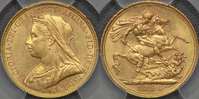 1894 Melbourne Sovereign