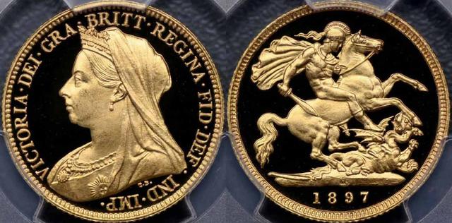 1897 Melbourne Proof Half Sovereign