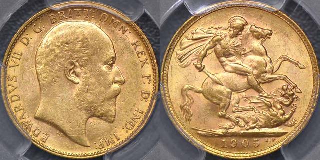 1905 Melbourne Sovereign