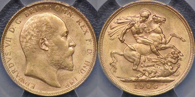 1906 Melbourne Sovereign