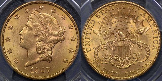 1907 Liberty Twenty Dollars