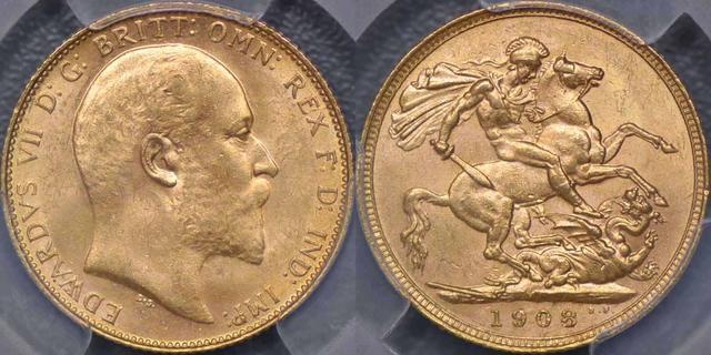 1908 Melbourne Sovereign