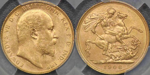 1908 Melbourne Sovereign