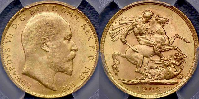 1909 Melbourne Sovereign