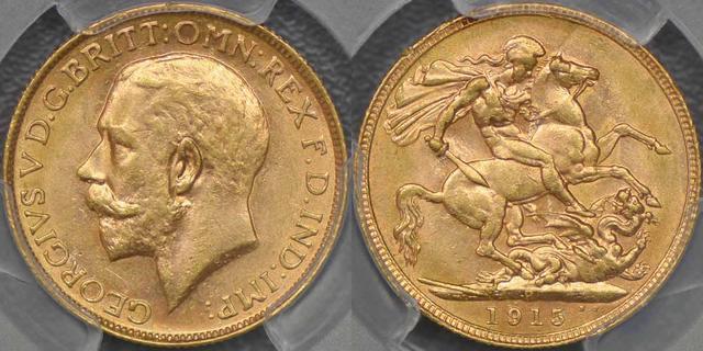 1915 Perth Sovereign