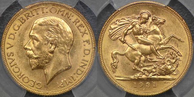 1931 Melbourne Sovereign