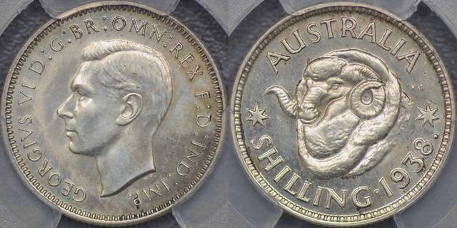 1938 Proof Shilling