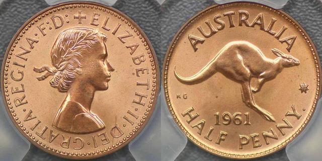 1961 Proof Halfpenny