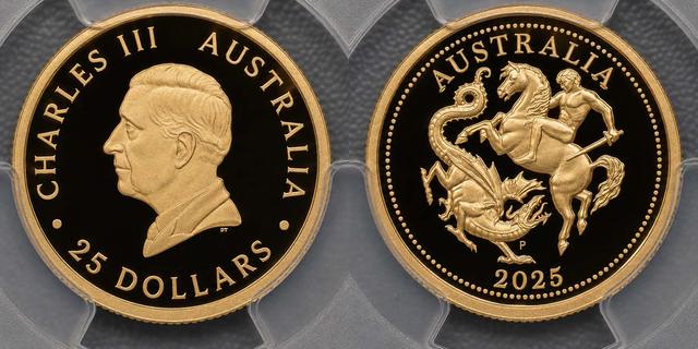 2025 Perth Mint "Sovereign" Twenty-five Dollars