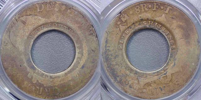 New South Wales, 1813 Holey Dollar