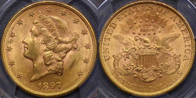 1897 Twenty Dollars