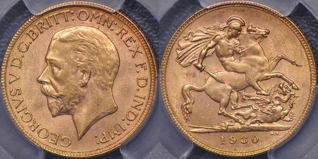 1930 Perth Sovereign