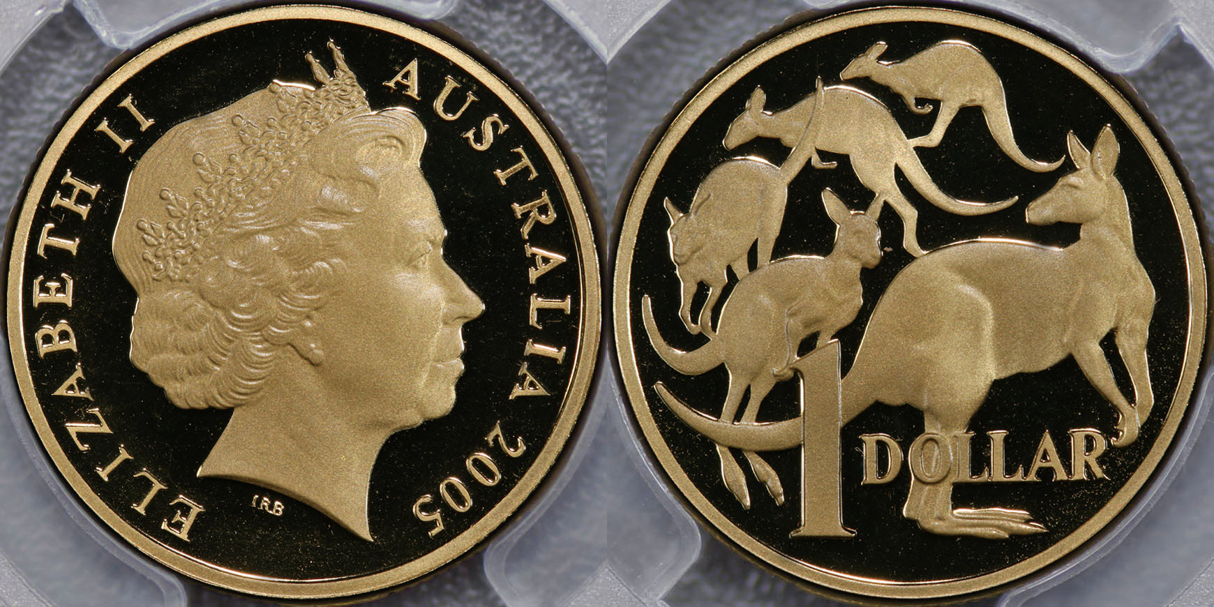 2005 $1 UNC Mob Of Roos Coin From Mint Roll 